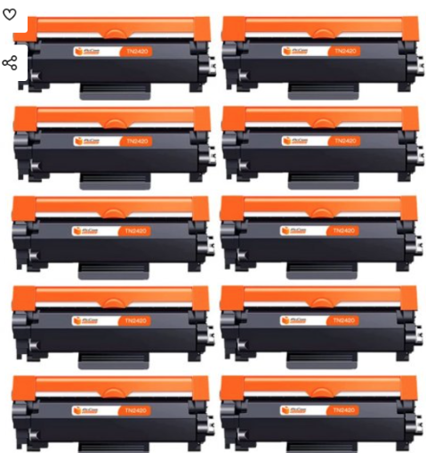TONER COMPATIBLE NEGRO PACK 10