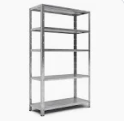 ESTANTERIA MET BCO 180x90x30 5B 500 KG/B