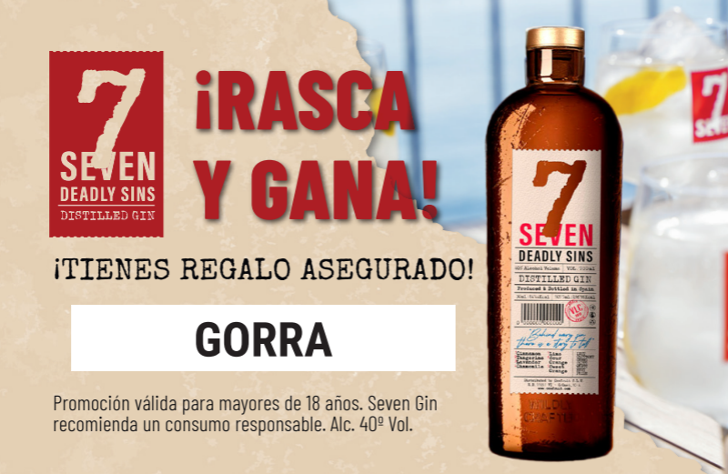 RASCA Y GANA SEVEN - GORRA