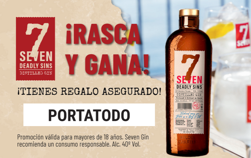 RASCA Y GANA SEVEN - PORTATODO
