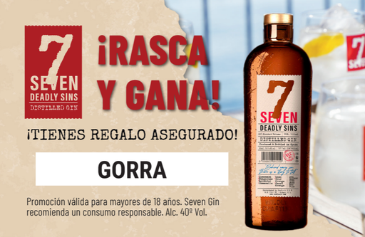 [RASCA7-GORRA] RASCA Y GANA SEVEN - GORRA